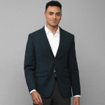 Men Checked Single-Breasted Formal Blazer