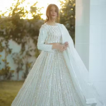 Women's Designer Georgette white lehenga choli