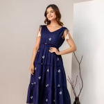 WOMEN LONG EMBROIDERED GOWN