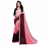 Silk Blend Multicolor Embroidered Saree