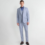 Men Solid 3-Pieces Tailored Fit Formal Suit