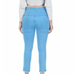 4-BUTTON PLAIN JEANS FOR WOMEN PLUS SIZE WOMEN