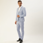 Men Single-Breasted Formal 2 Piece Suit