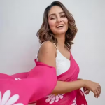 Latest Designer Cotton Linen Multicolor Saree for Women | Floral Print Saree | Trendy Party Wear Saree