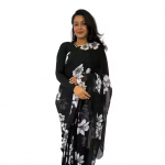 New Fancy Georgette Print Saree