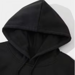 Trendy Black Hoodie for Men with Anime Print | Stylish Winter Wear Sweatshirt