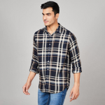 Checks Viscose I-Fit Mens Casual Shirt