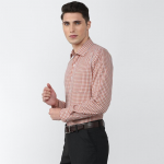 Checks Cotton Slim Fit Mens Formal Wear Shirt