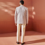 2-Piece Slim Fit Self-Design Bandhgala Suits