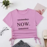 Lavender Side Dori Fancy Girls Tops & Tunics top tshirt for women crop top top for women top