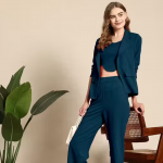 Women Lycra Top and Bottom Co-Ords Set for Women