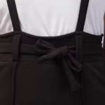 WOMEN BLACK DUNGAREE WITH WHITE T-SHIRT