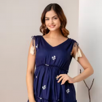 WOMEN LONG EMBROIDERED GOWN