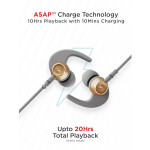 Grey Rockerz 235 Pro M with ASAP Charge Bluetooth Headset